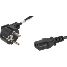 Lanberg Power cable Lanberg CEE 7/7 - IEC 320 C13, 1.8m, black (CA-C13C-10CC-0018-BK)