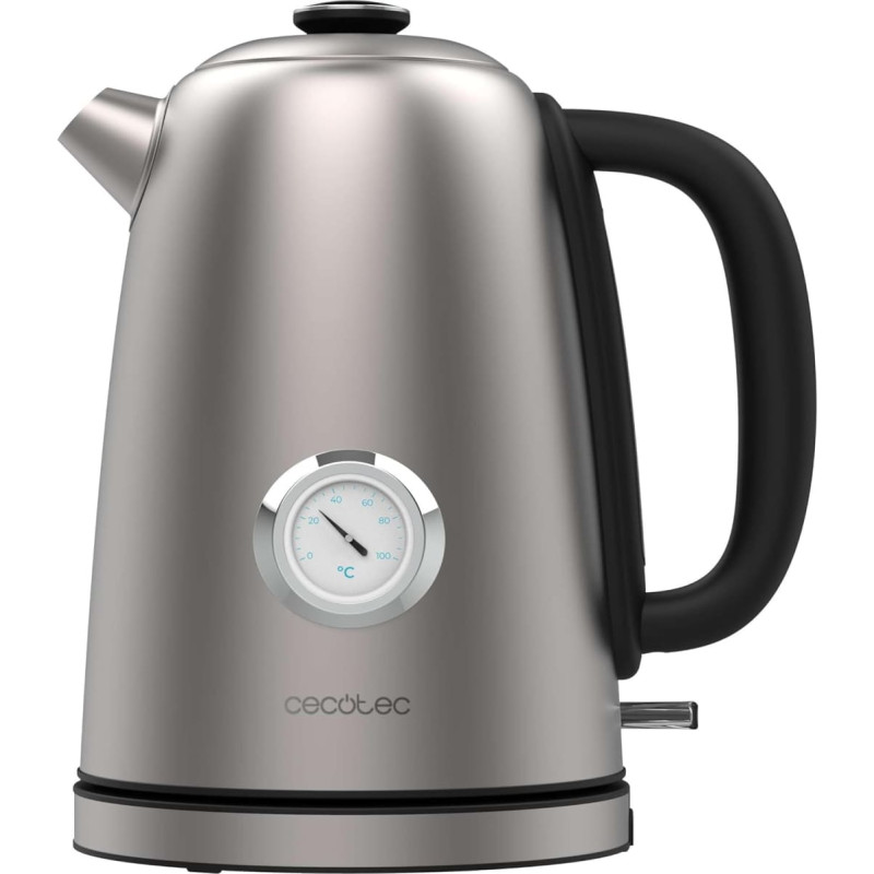 Cecotec Kettle | Thermosense 620 Vintage | Electric | 2200 W | 1.7 L | Stainless steel | 360&deg; rotational base | Stainless steel