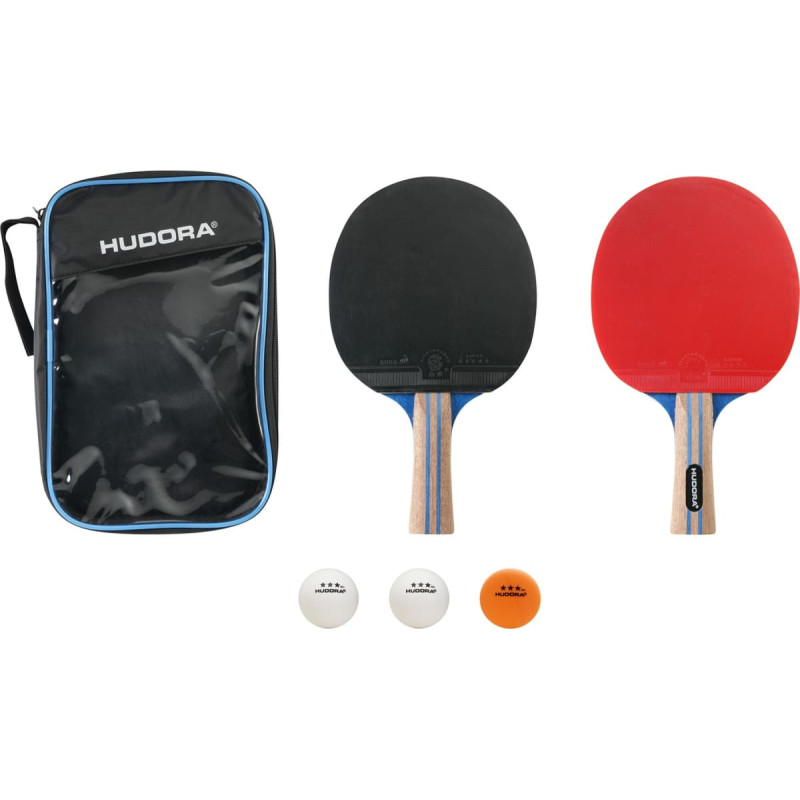 Hudora table tennis set Match, fitness equipment for 2 players