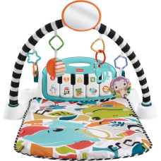 Mattel Fisher-Price Contrast Kick & Play Piano Play Mat, Play Arch/Blanket German Version