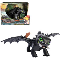Spin Master How to Train Your Dragon - Interactive Toothless Dragon Figure with Light and Sound Effects