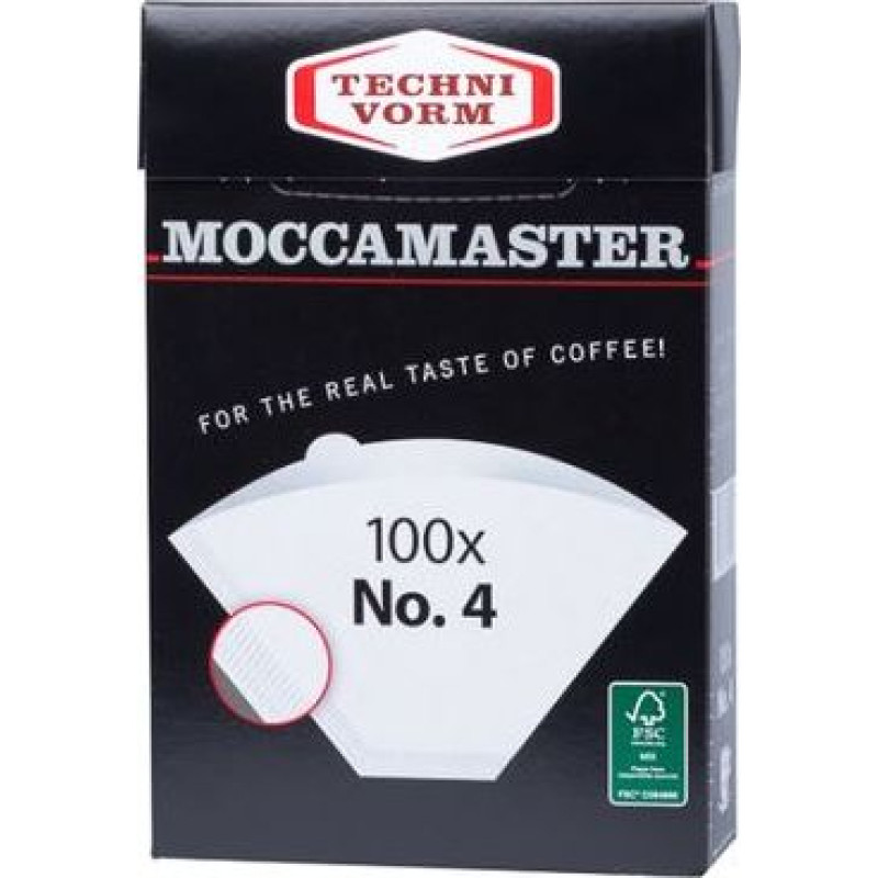 Moccamaster Coffee filters 4 100 pieces.