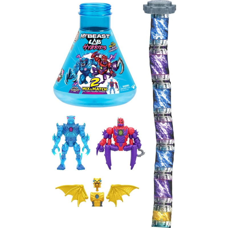 Moose Toys MrBeast Lab Hybrids 2 Pack (Multipack) - AST 1, toy figure assorted item