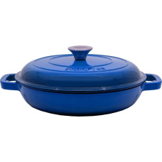 Maku PAN GRILL WITH LID GRAND FEU BLUE D27CM