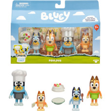 Moose Toys Bluey - Figures 4 Pack Pavlova, Play Building