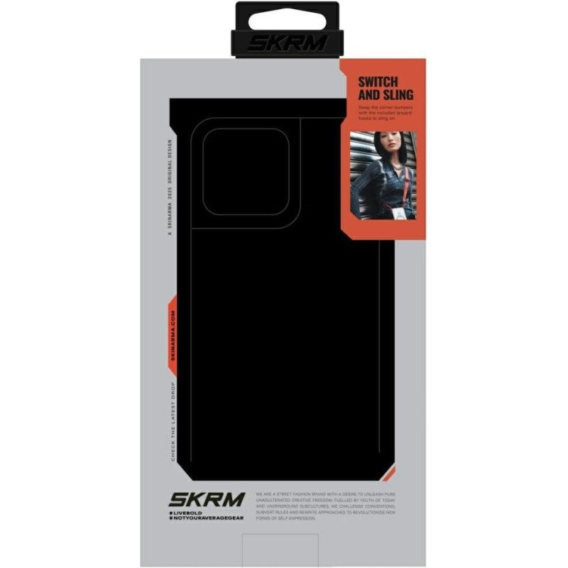 Skinarma Etui Vigor MagSafe do iPhone 17 Pro Max grafitowy