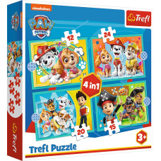 Trefl Paw Patrol Dėlionė 24 vnt Animaciniai filmai
