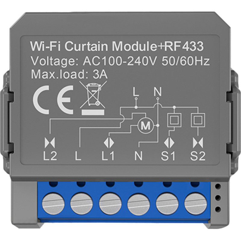 Avatto CMS16-RF-1 WIFI+RF smart curtain module