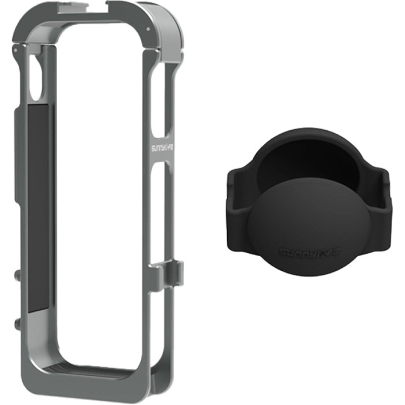 Sunnylife metal magnetic frame with silicone lens cover for Insta360 X5