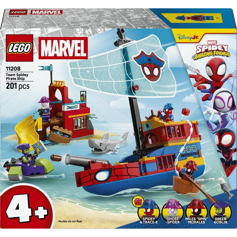 Lego Marvel Statek piracki drużyny Spidey (11208)