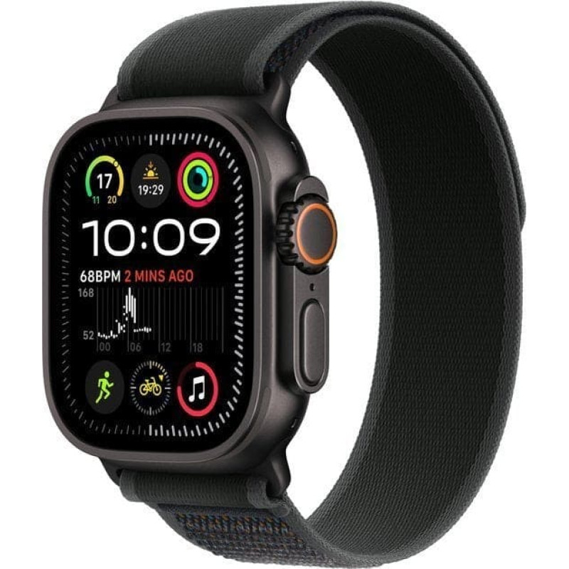 Apple Smartwatch Apple Watch Ultra 2 GPS + Cellular 49mm Black Titanium Case Trail Loop M/L Czarny (MX4V3RB/A)
