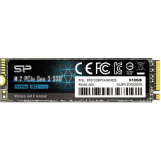 Silicon Power Dysk SSD Silicon Power P34A60 (bulk) 512GB M.2 2280 PCI-E x4 Gen3 NVMe (SP512GBP34A60M28RR)