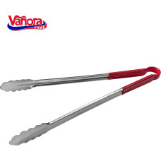 Patiekimo žnyplės su silikoniniu rankena nerūdijančio plieno 40 cm VN-YMJ-CL40, VANORA