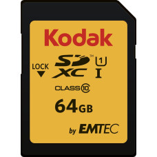 Kodak Karta Kodak 580X SDXC 64 GB Class 10 UHS-I/U1  (EKMSD64GXC10K)