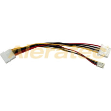 Delock Y-cable Y Cable 4pin  > 4pin blue + FDD