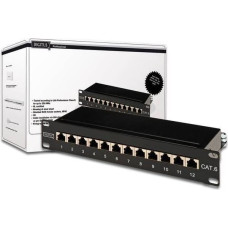 Digitus Patchp. 10 inch Cat.6 12port 1HE