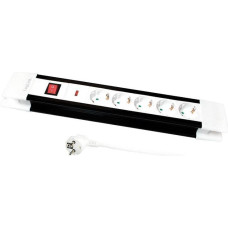 Logilink Power strip LogiLink LPS 5 sockets 3 m white-black (LPS211)