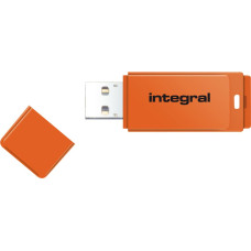 Integral INFD64GBNEONOR USB atmintukas 64 GB USB A tipo 2.0 Oranžinė