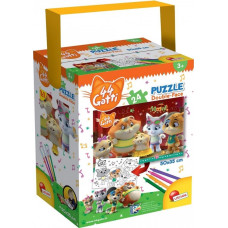 Lisciani Puzzle with handle mini 24 44 Cats