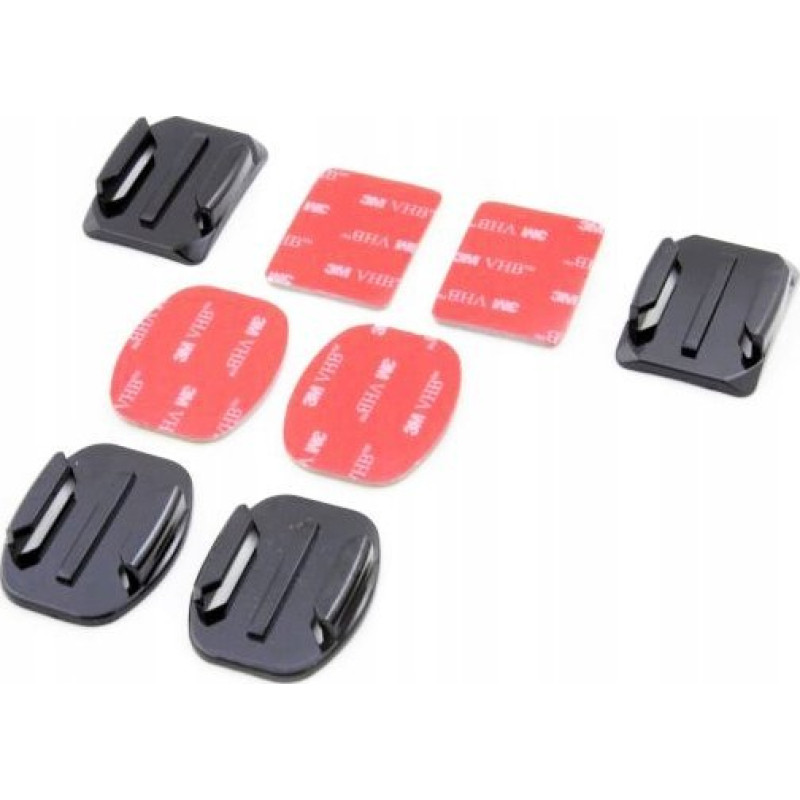 Xrec Mocowania Nalepiane 4szt. 3m Do Gopro Hero 7 6 5 4 3+ 3 2 / Sjcam