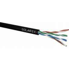 Solarix Instalační kabel Solarix venkovní UTP, Cat5E, drát, PE, box 100m SXKD-5E-UTP-PE
