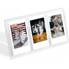 Loveinstant Box LoveInstant Frame Standing On 3 Photos For Cameras / Print Printer Paper Zink / Fuji Instax Mini - Transparent