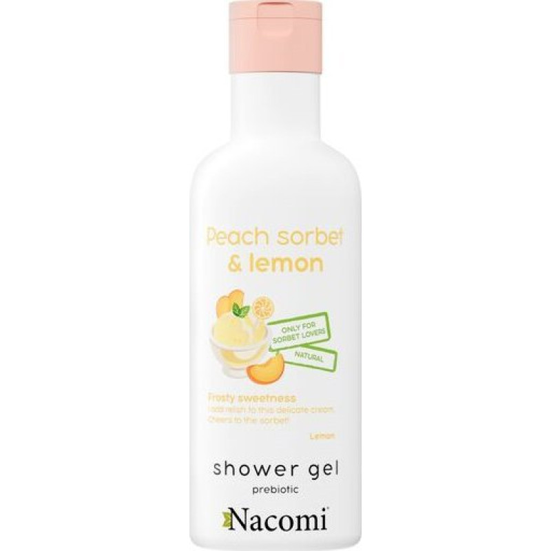 Nacomi NACOMI Shower Gel Sorbet Brzoskwiniowy & Cytryna 300ml