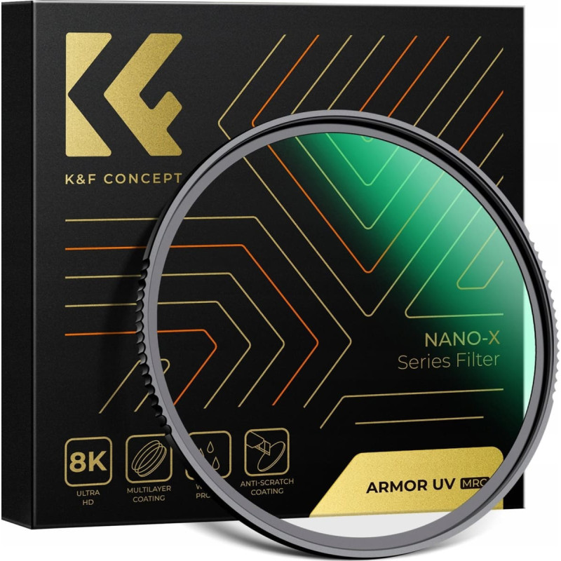 K&F Concept Filtr K+F Zaawansowany Filtr Armor Uv Ultrafioletowy K&f Nano-x Mrc 58 Mm 58mm / Kf01.2744