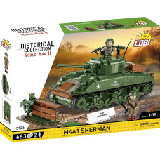 Cobi M4A1 Sherman, construction toy scale 1:35