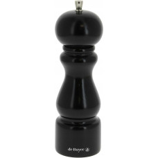 De Buyer RUMBA Młynek do soli 20 cm czarny lakierowany