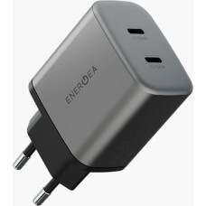 Energea Ładowarka sieciowa Energea Ampcharge     GaN45 2xUSB-C PD/PPS/QC3.0 45W szary