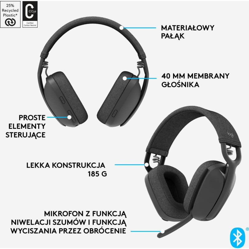 Logitech Zone Vibe 100 graphite