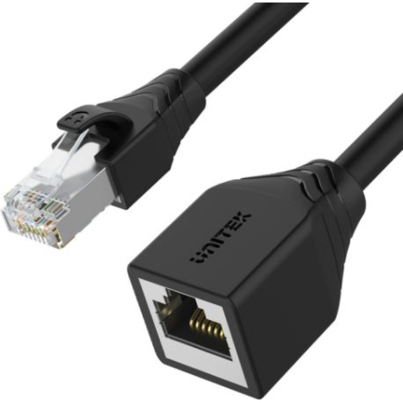 Unitek RJ-45 M-F cat.6 STP 3m (C1896BK-3M)