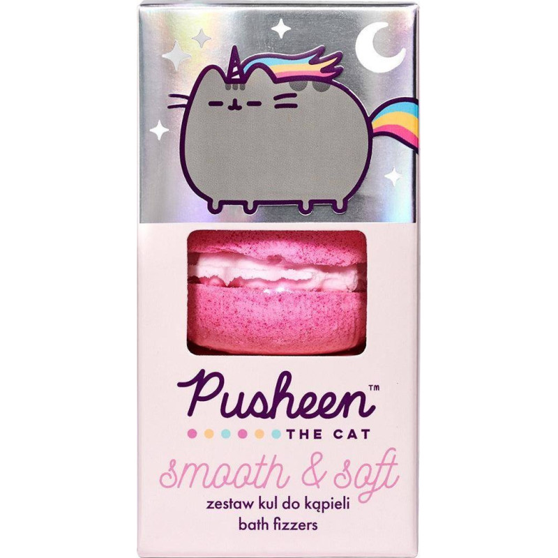 Pusheen Smooth & Soft Bath Fizzers kule do kąpieli 3x50g