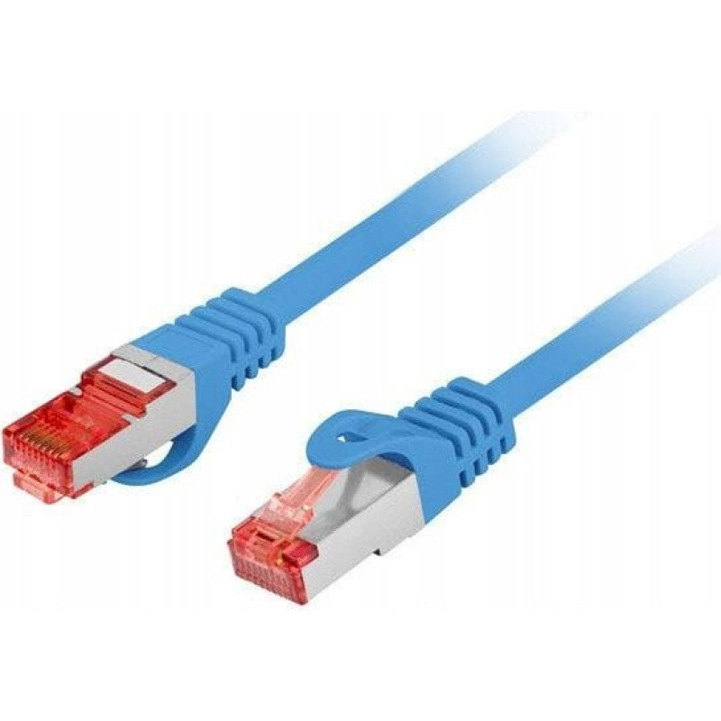 Lanberg Patchcord Lanberg S/FTP kat.6 3m LSZH CU fluke passed niebieski