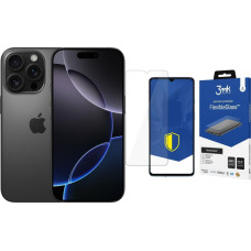 Apple Smartfon Apple Smartfon Apple iPhone 16 Pro 256GB Black Titanium (MYNH3) + FlexibleGlass