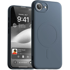 Mercury Goospery Etui Mercury Semi-Silicone MagSafe do    iPhone 16e granatowy