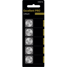 Excellent Pro BATERIA LITOWA EXCELLENT PRO CR2016 5SZT, 3V