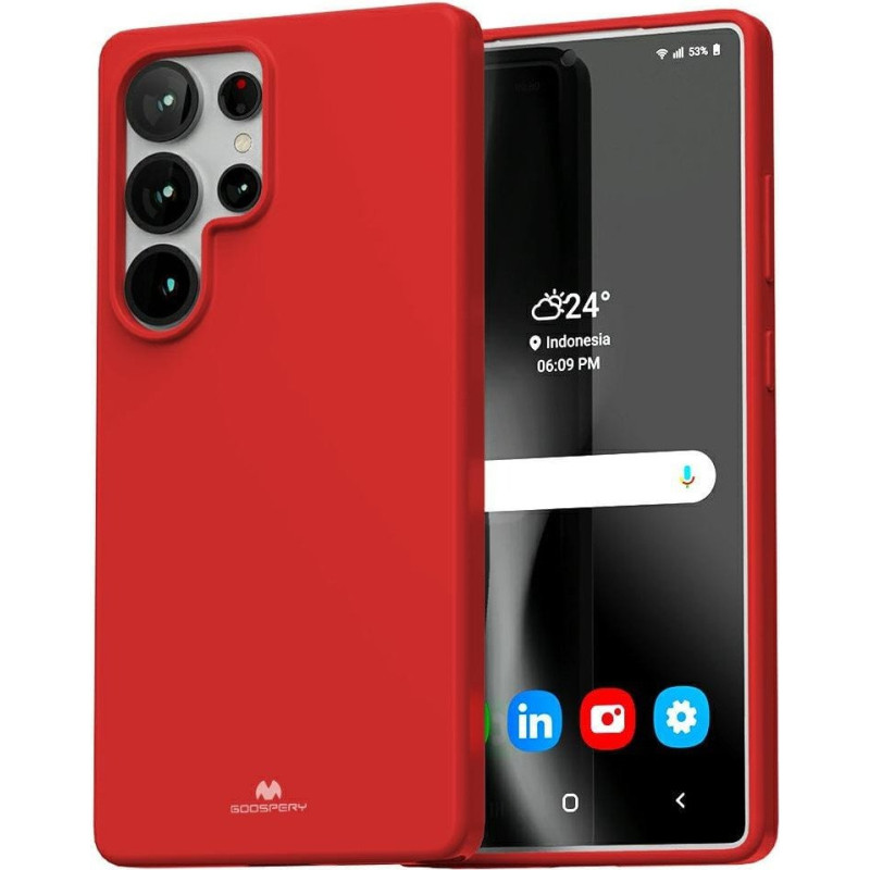 Mercury Goospery Mercury Soft Sam S25 Ultra S938          czerwony/red