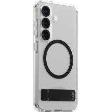 Panzerglass CARE by ® Feature Case Transparent w. Black Kickstand & Qi Compatible Samsung Galaxy S25 mobiliojo telefono dėklas Permatomas