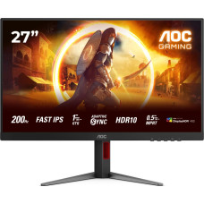 AOC 27G4HA kompiuterio monitorius 68,6 cm (27") 1920 x 1080 pikseliai „Full HD“ LED Juoda, Raudona