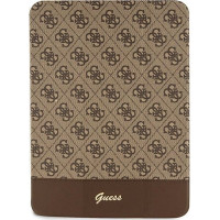 Guess Etui na tablet Guess Etui Guess GUFC11PS4SGW Apple iPad 10.9 2022 (10. generacji) brązowy/brown 4G Stripe Allover