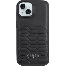 Audi Audi Synthetic Leather MagSafe iPhone 15 / 14 / 13 6.1" czarny/black hardcase AU-TPUPCMIP15-GT/D3-BK