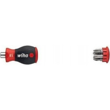 Wiha Werkstatt Bit-Schraubendreher Stubby 1/4" (6.3 mm) DIN 3126, DIN ISO 1173 (33741)