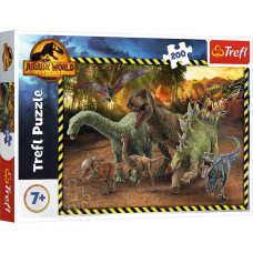 Trefl 13287 dėlionė 200 vnt Dinozaurai