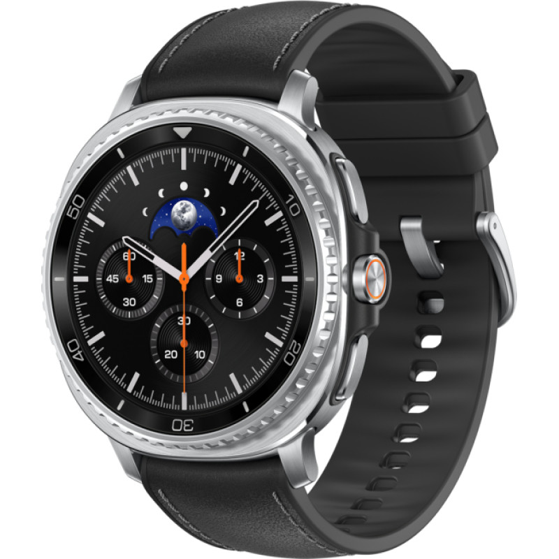 Samsung Galaxy Watch 8 Classic 3,3 cm (1.3") AMOLED 46 mm Skaitmeninis 438 x 438 pikseliai Lietimui jautrus ekranas Sidabras „Wi-Fi“ GPS (palydovinis)
