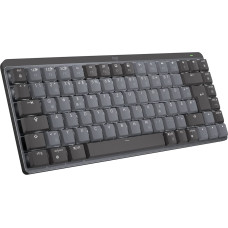 Logitech DE layout - Logitech MX Mechanical Mini, Keyboard (light grey/dark grey, tactile switches, Logi Bolt, Bluetooth)