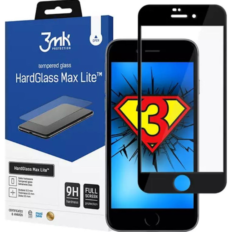 3MK 3mk HG Max Lite Apple iPhone SE 2020/2022 black
