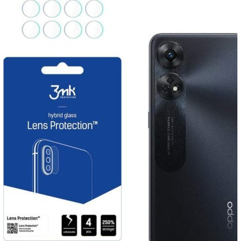 3MK Camera lens protection 4 Lens Protect Oppo Reno 8T 4G