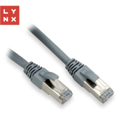 Lynx Cs LYNX FTP patch kabel Cat6, PVC, 1m, šedý (balení obsahuje 10ks)